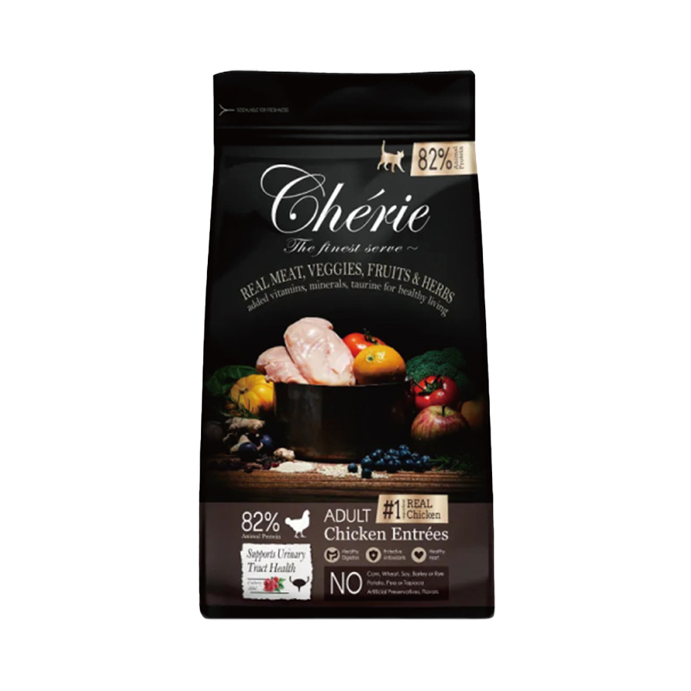 Cherie 法麗 真肉配方全營養貓糧 火雞 / 雞肉 肌肉關節 / 泌尿道系統照護 400g / 2kg