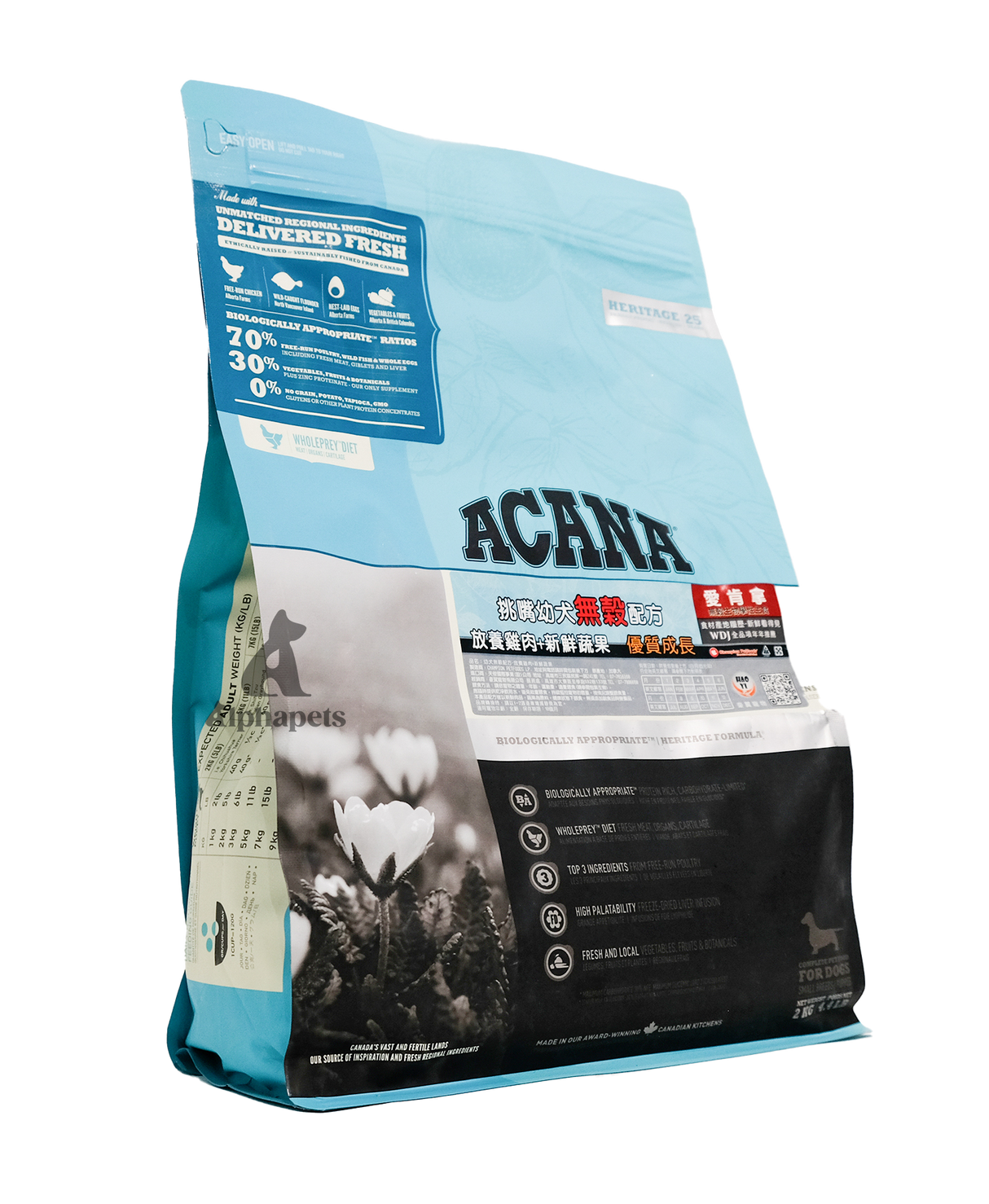 ACANA愛肯拿 無穀配方犬糧 挑嘴幼犬 挑嘴成犬 低卡室內犬 老犬無穀  2kg / 6kg