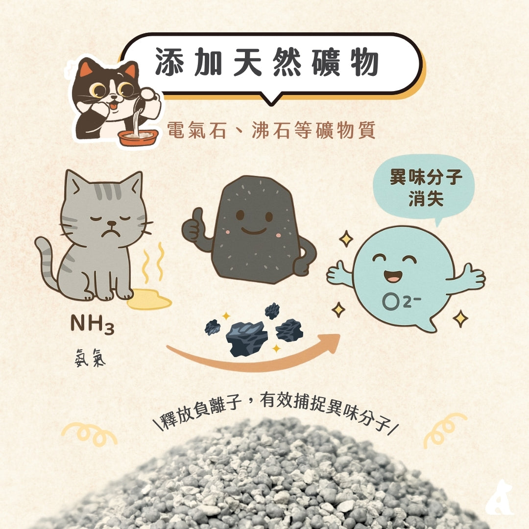 賓士牌貓砂 奈米聚合無塵礦砂 4.5kg/包