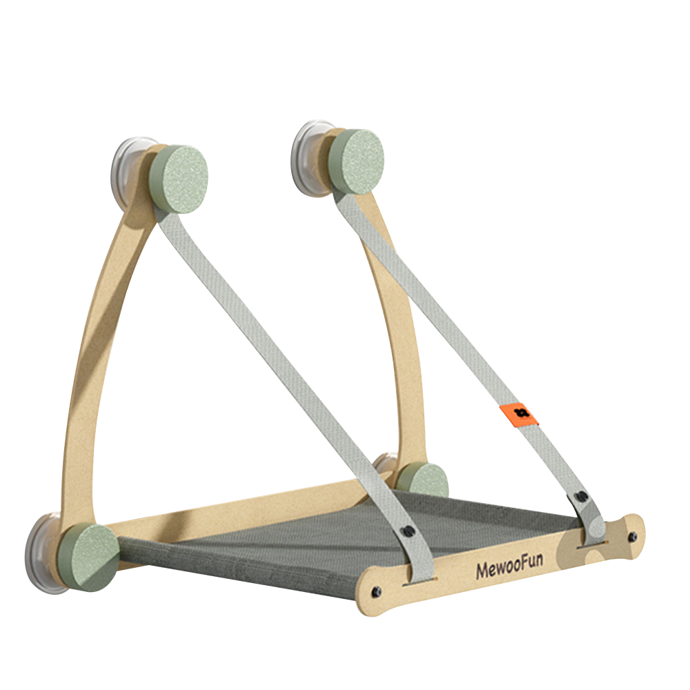 MewooFun喵乎汪也 吸盤式貓吊床 帳篷貓吊床 雙吊帶貓吊床