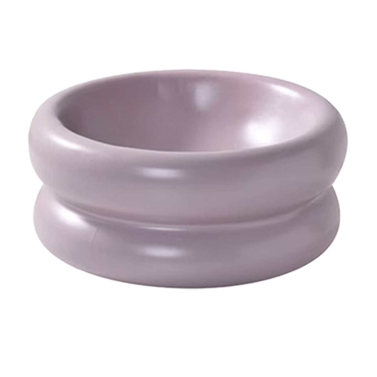 HiDREAM 甜甜圈陶瓷寵物碗 單 / 雙層 3色