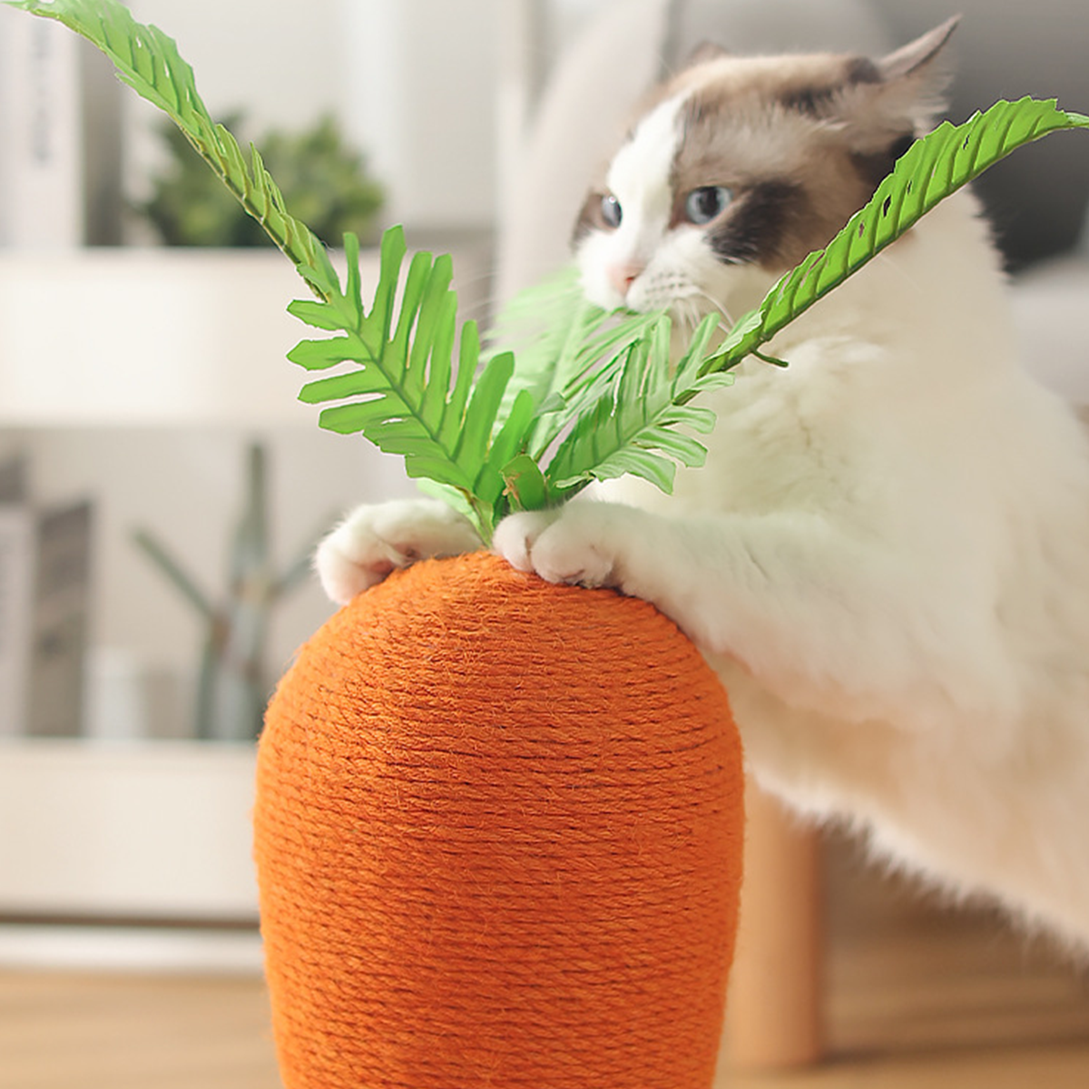 紅蘿蔔 劍麻貓抓柱 貓玩具 紅蘿蔔抓板 貓抓墊