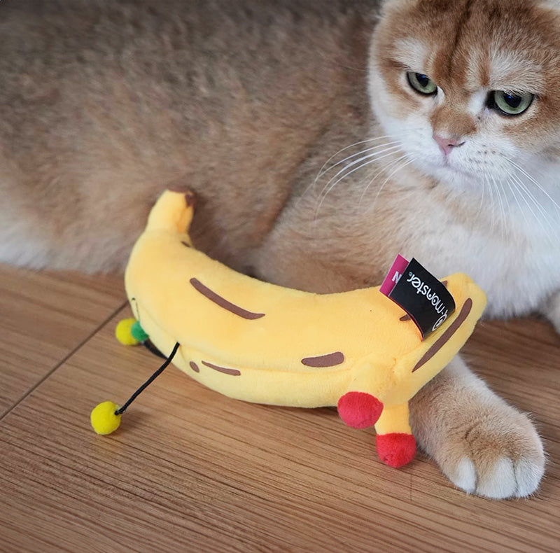Q-MONSTER 香蕉先生 貓薄荷玩具