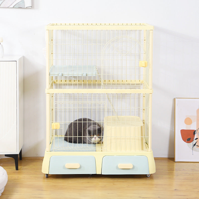 DF 雙層 / 三層多功能貓籠 貓咪別墅 貓屋 內附封閉式貓砂盆 3色