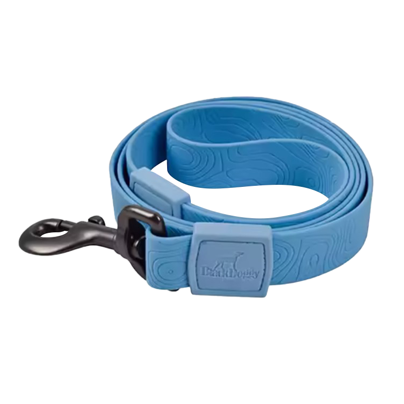 BlackDoggy 寵物外出壓花防水項圈 / 牽繩