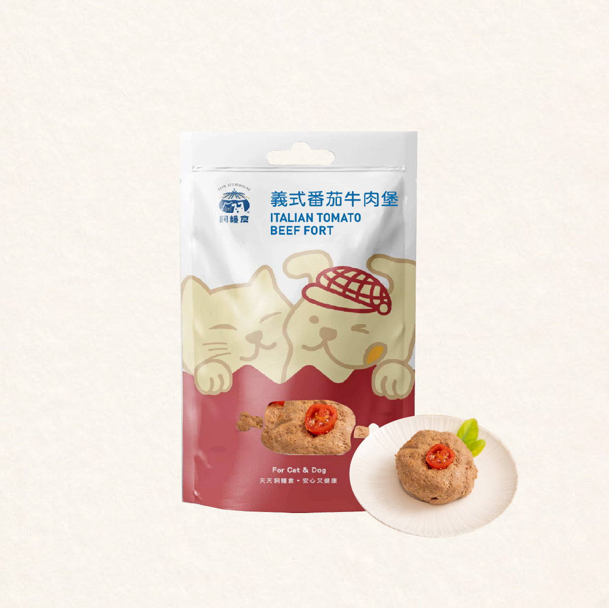 Fudohouse 飼糧倉 蒸鮮 寵物鮮食 常溫鮮食 高壓滅菌真空包裝 拆封即食 25g/50g/100g