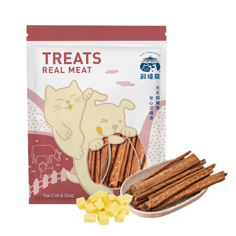 Fudohouse 飼糧倉 寵物零食 低脂雞肉 肉乾 肉條 原肉零食 犬貓可食