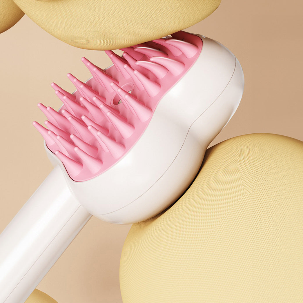 AIWO 艾窩 小兔噴霧寵物梳 防靜電集毛寵物梳 充電式 附免洗精華液 3色
