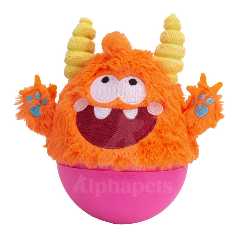 Q-MONSTER 不倒翁小怪物 寵物發聲玩具 狗狗啃咬玩具