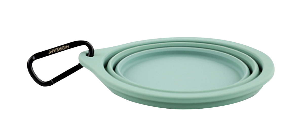 HiDREAM 矽膠折疊旅行碗 寵物摺疊碗 7色