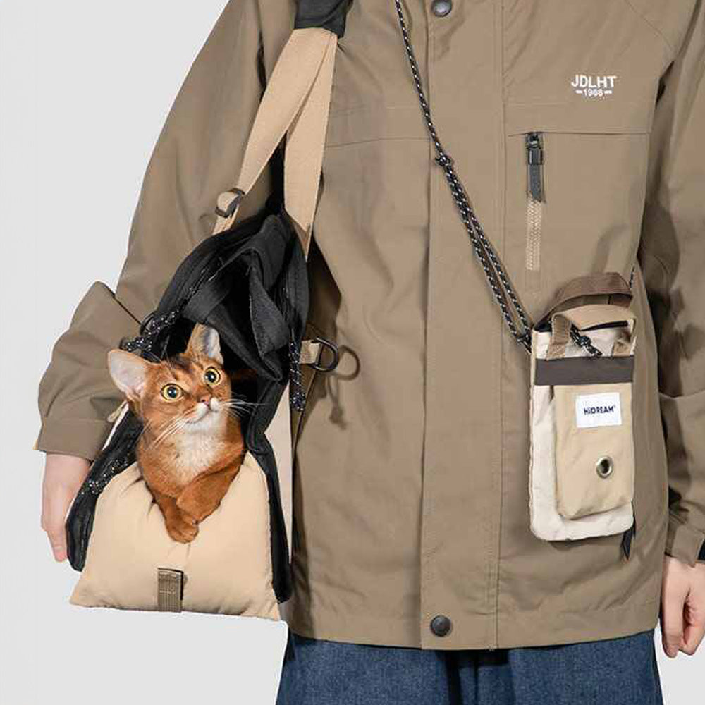 HIDREAM 寵物外出單肩托特包 外出背包 2色