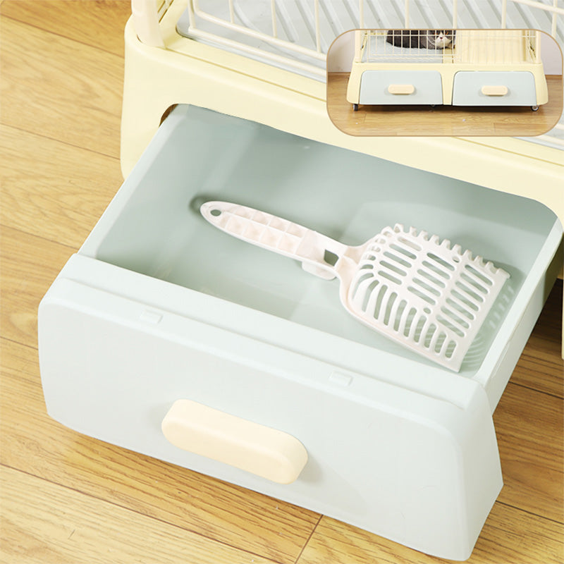 DF 雙層 / 三層多功能貓籠 貓咪別墅 貓屋 內附封閉式貓砂盆 3色