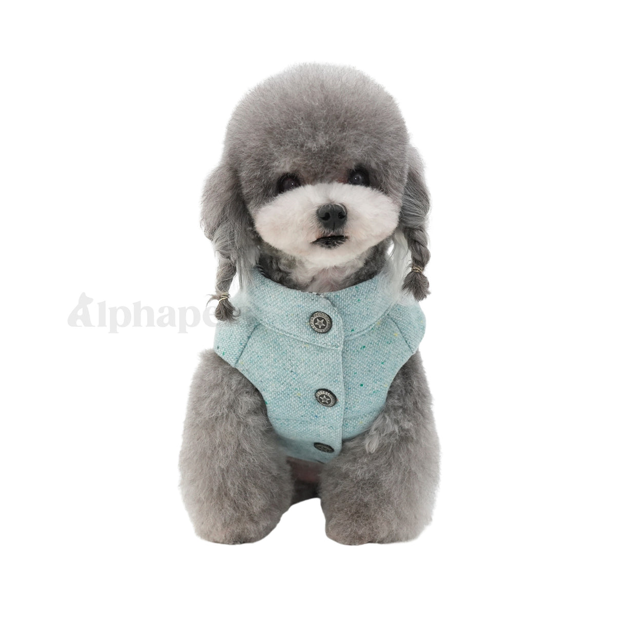 PETTRIP 港花呢立領棉馬甲