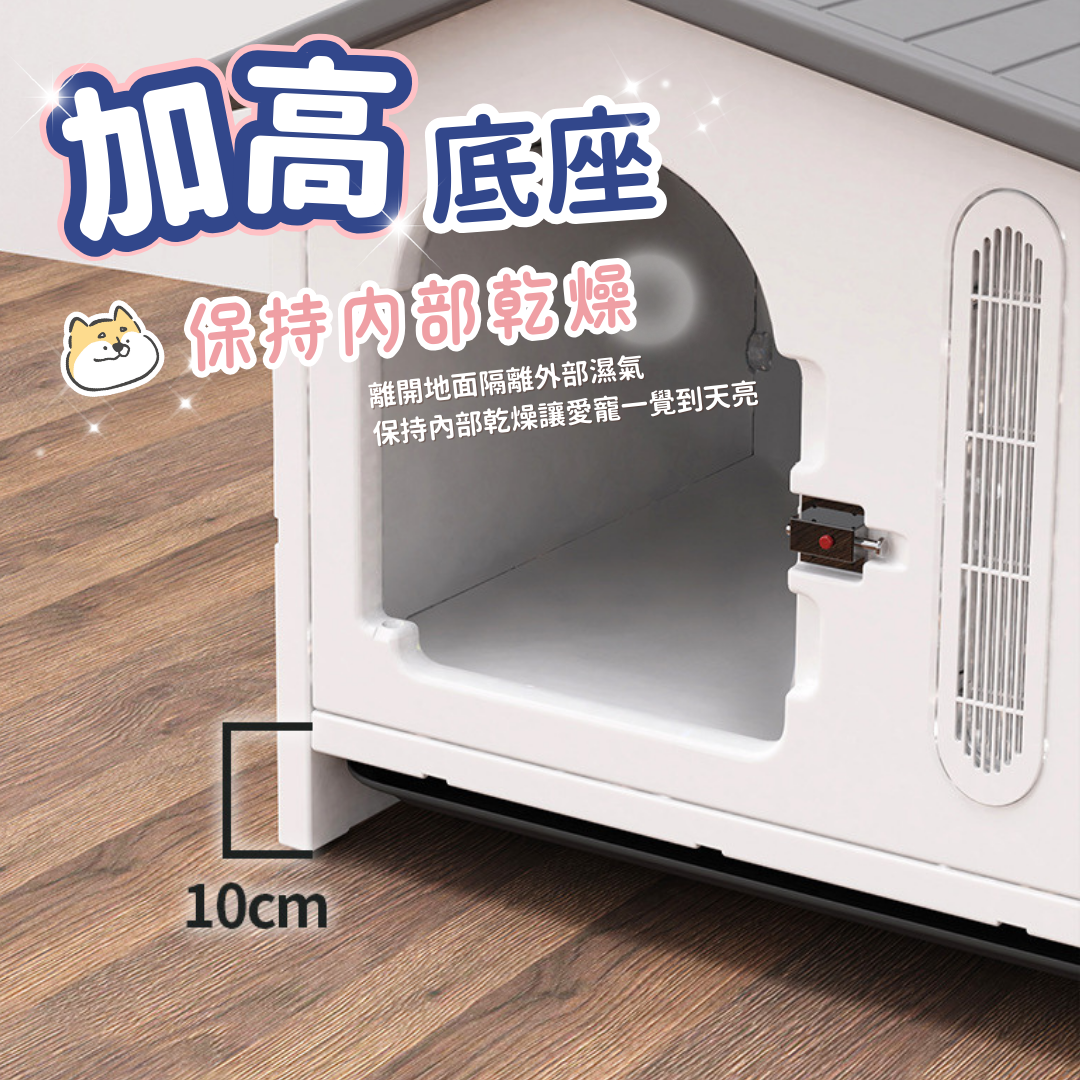 ✨年終85折✨優惠大特價✨ 狗狗別墅 狗屋 狗床 ( 中| 有門 )