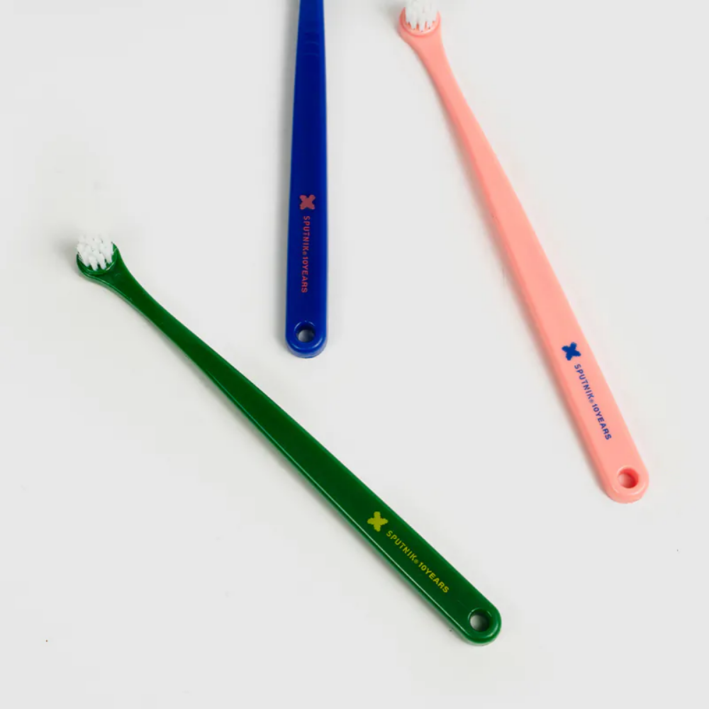 SPUTNIK 寵物牙刷(3入組) 貓刷牙 狗刷牙 寵物潔牙狗牙刷