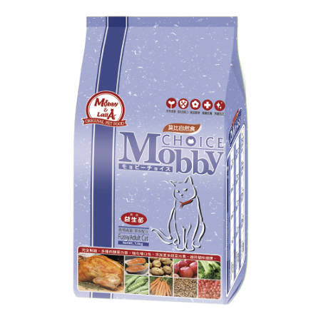 MobbyChoice莫比自然食 無穀成貓 / 成貓抗毛球 / 低卡化毛 / 幼母貓 1.5kg