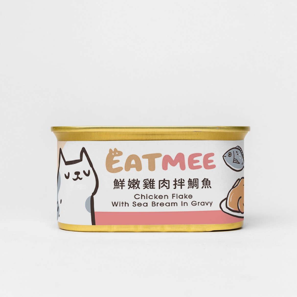 EATMEE易特咪 無穀貓罐 鮮嫩雞肉 鮪魚白肉系列 80g x 24 罐/箱