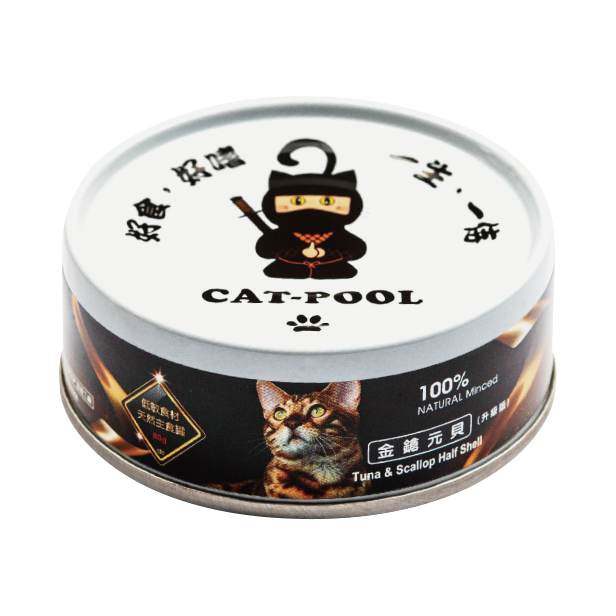 CatPool貓侍  升級版低敏主食罐 6種口味 80g