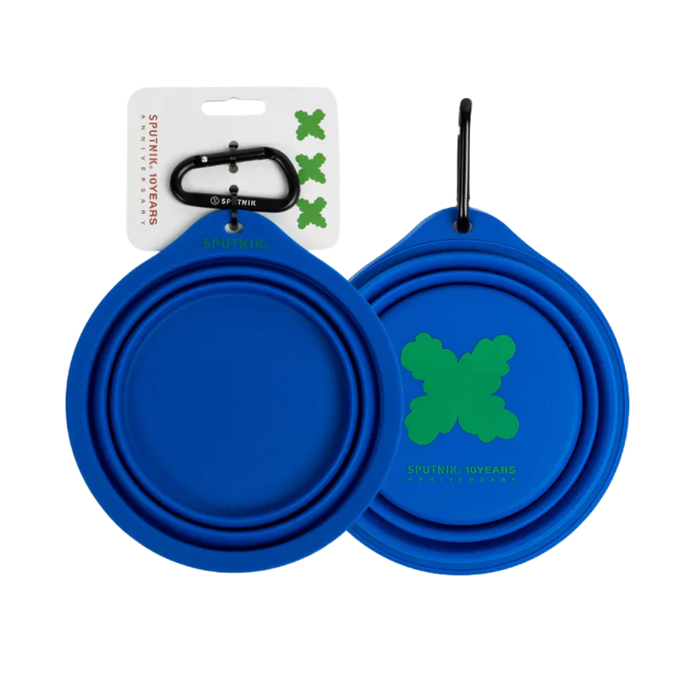 SPTUNIK 10TH YEAR︱寵物折疊碗 - 粉色 藍色