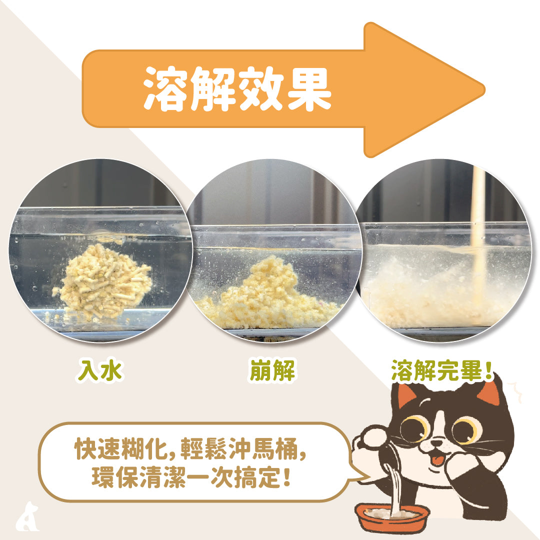 賓士牌貓砂 豆腐砂膨潤土MIX 2.4kg 貓砂礦砂