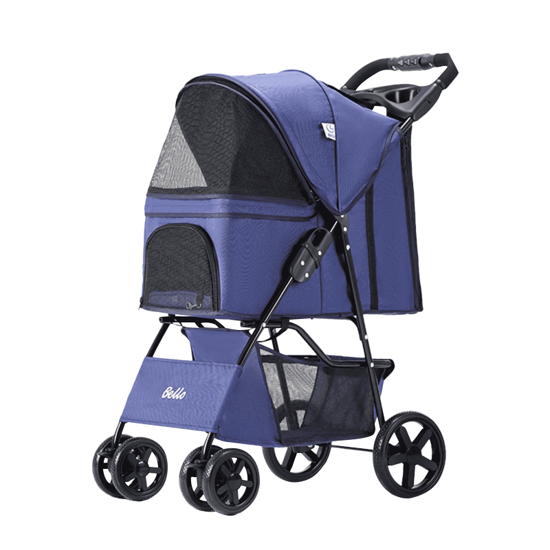 Bello SP02 基本款 輕便一鍵摺疊手推車 寵物推車