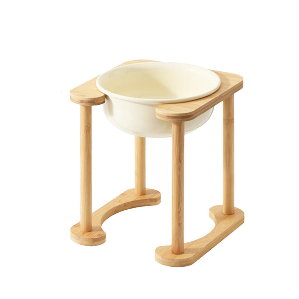 羅馬柱架陶瓷飛碟寵物碗 平架寵物碗 護頸碗架 加大碗架 單碗 雙碗