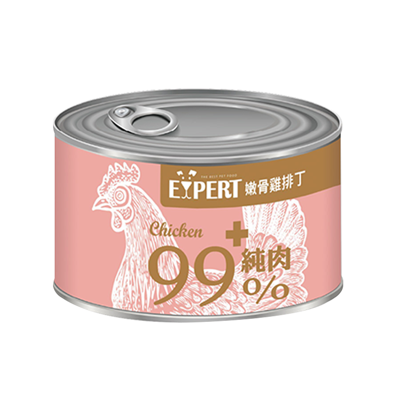 EXPERT 艾思柏 99%頂級純肉犬罐 MIT國產氣冷雞肉 165g