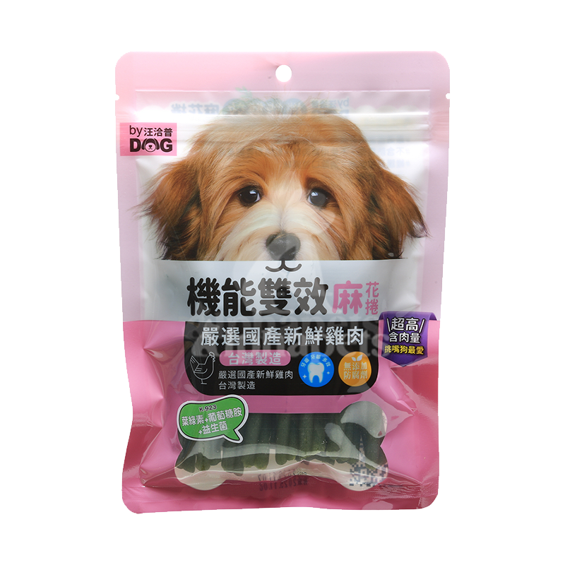 By Dog 汪洽普 機能雙效麻花捲潔牙棒 四種口味 200g / 袋