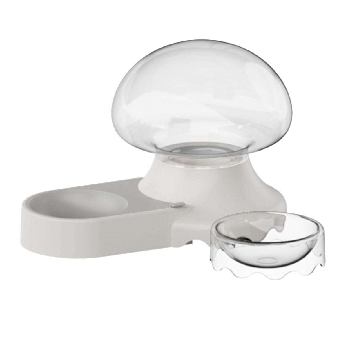 AIWO艾窩 水母飲水餵食兩用碗 寵物飲水器 寵物碗