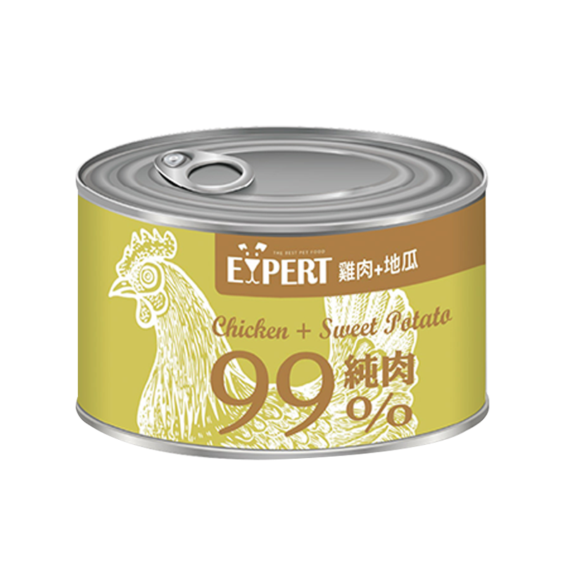 EXPERT 艾思柏 99%頂級純肉犬罐 MIT國產氣冷雞肉 165g