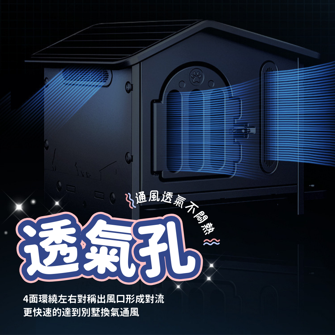 狗狗別墅 狗屋 狗床 ( 中| 有門 )