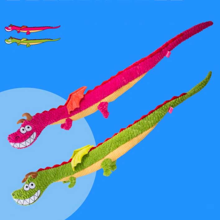 Q-MONSTER 響紙龍發聲玩具 毛絨玩具 寵物玩具