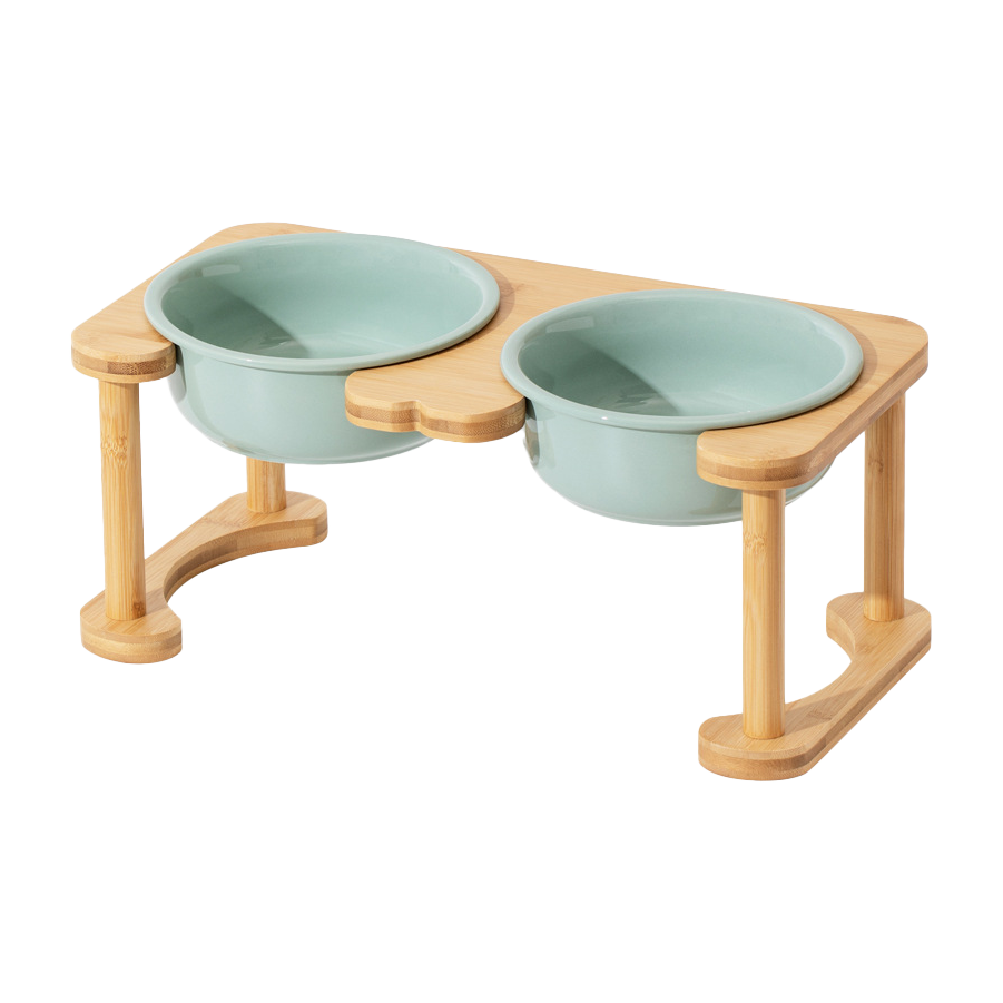 羅馬柱架陶瓷飛碟寵物碗 平架寵物碗 護頸碗架 加大碗架 單碗 雙碗