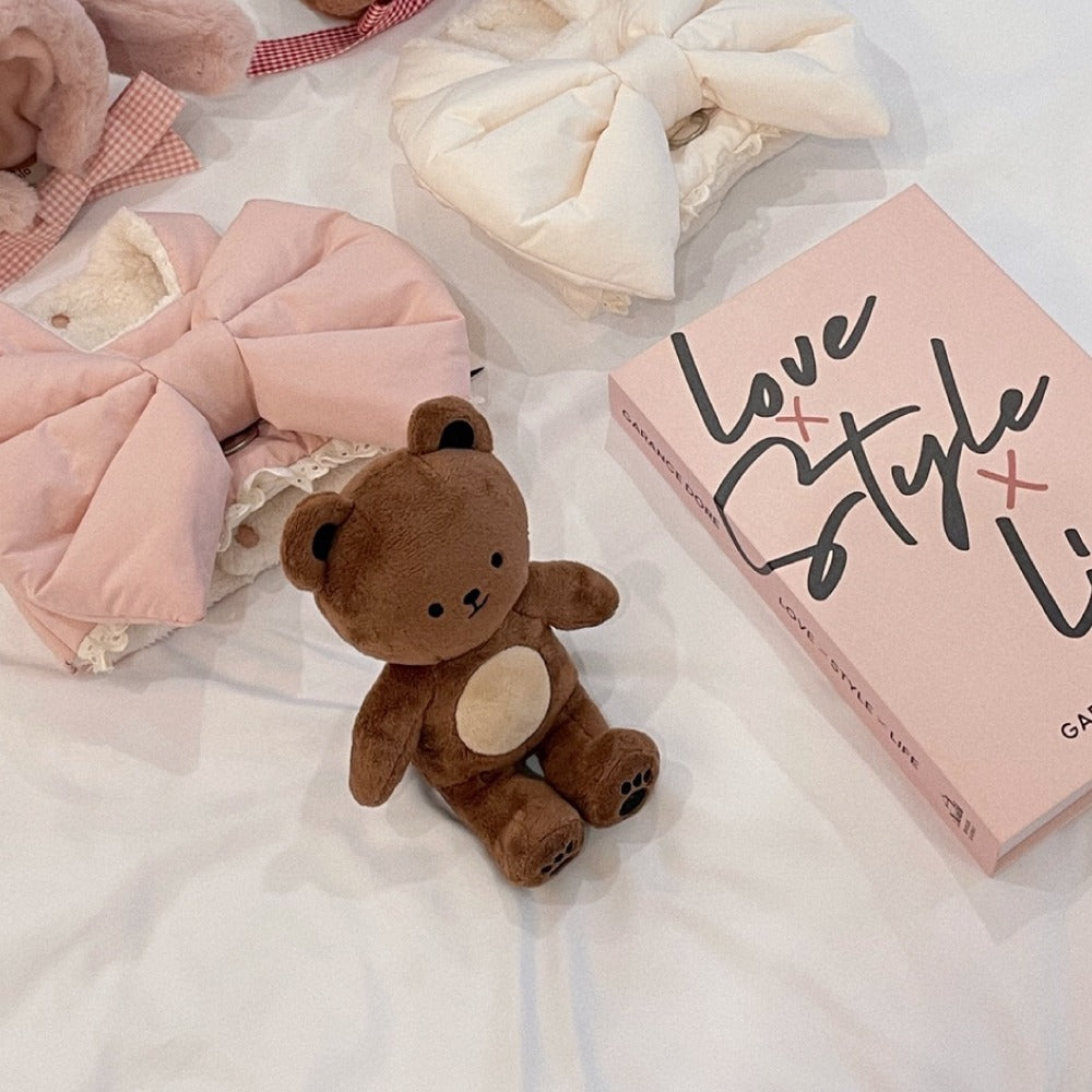 韓國MEANING 毛絨寵物玩具 熊娃娃 兔娃娃  毛孩磨牙陪睡玩具