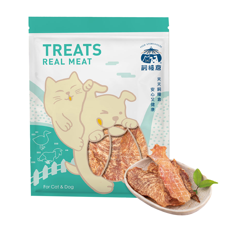 Fudohouse 飼糧倉 寵物零食 低脂雞肉 肉乾 肉條 原肉零食 犬貓可食