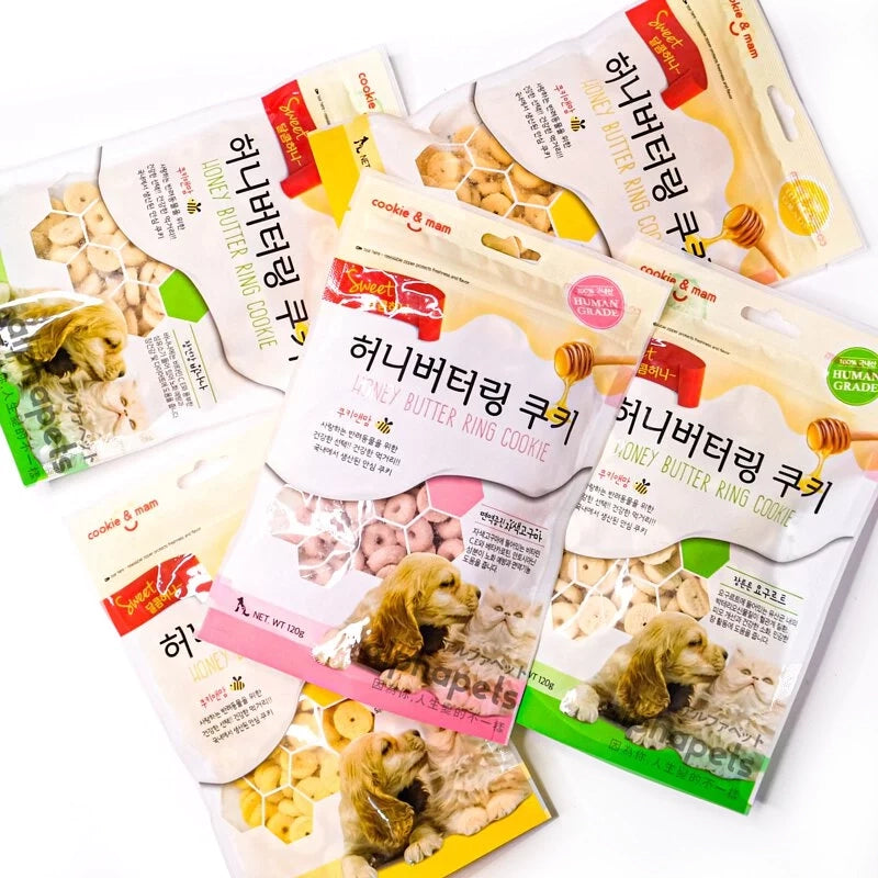 By Cat喵洽普 Cookie&Mam 蜂蜜奶油餅乾 犬貓零食