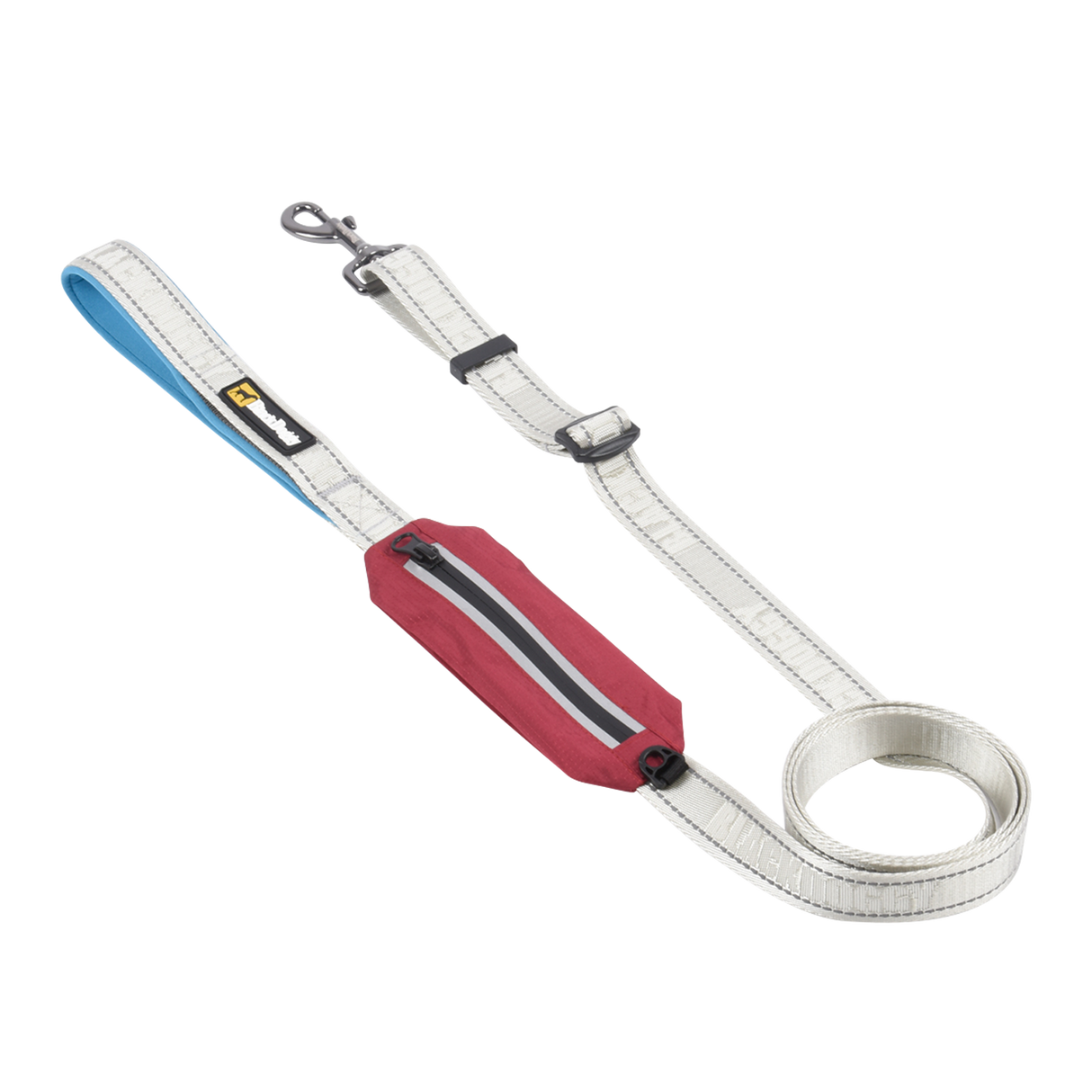 BlackDoggy 寵物戶外反光緹花便攜帶牽繩 / 反光項圈 2色