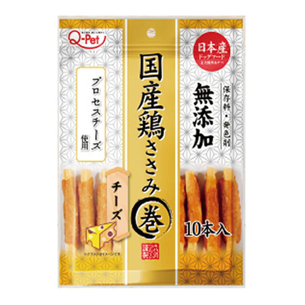 Q-Pet巧沛 國產雞 雞肉捲起司棒85g / 雞胸細切條140g 寵物零食 狗零食 貓零食