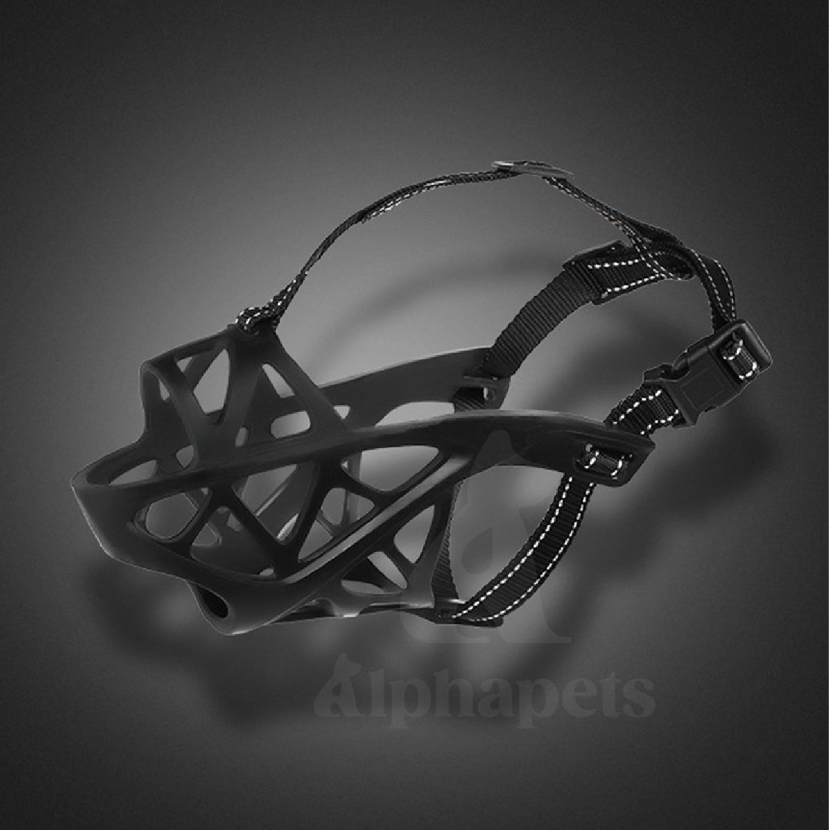 狗嘴套 寵物嘴套 有頭帶款 透氣可調節 3M反光織帶 S / M / L / XL