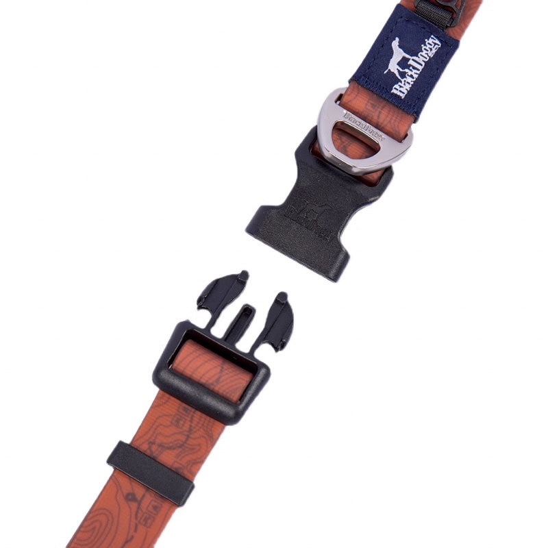 BlackDoggy 等高線寵物外出防水項圈 / 牽繩