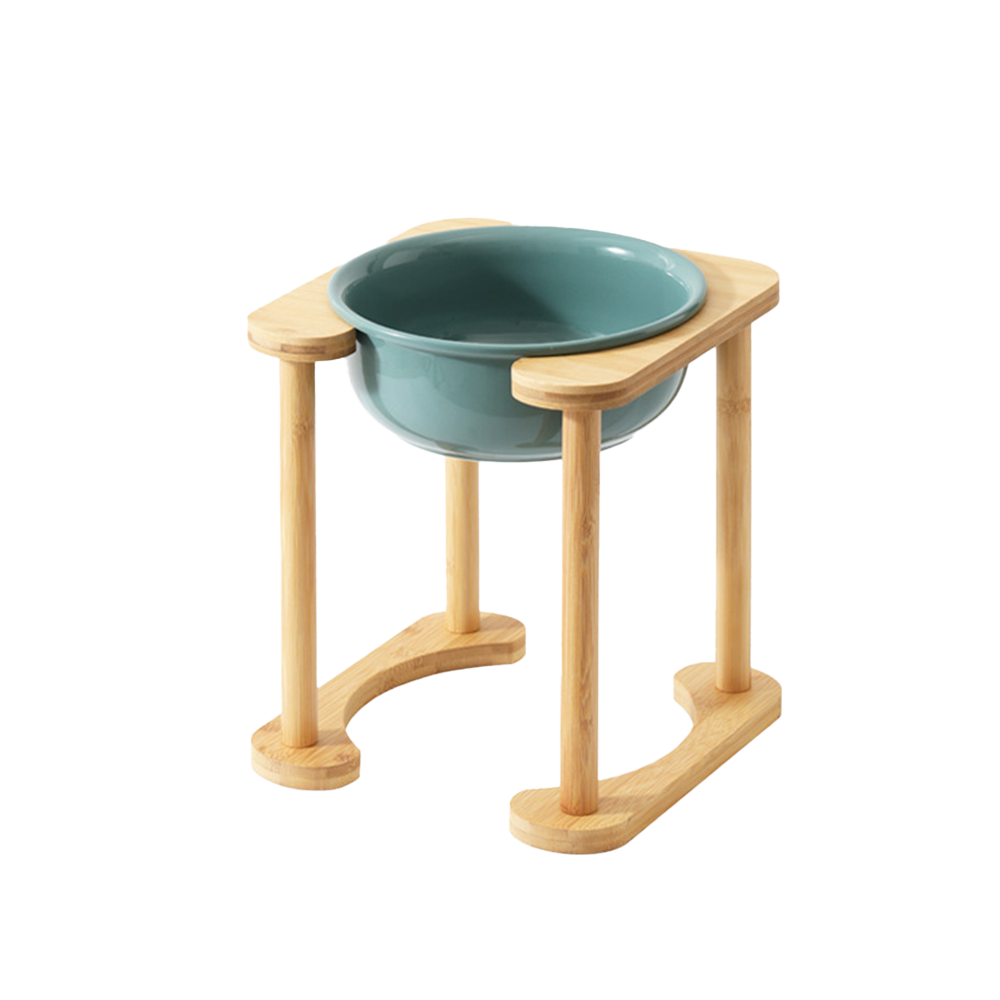 羅馬柱架陶瓷飛碟寵物碗 平架寵物碗 護頸碗架 加大碗架 單碗 雙碗