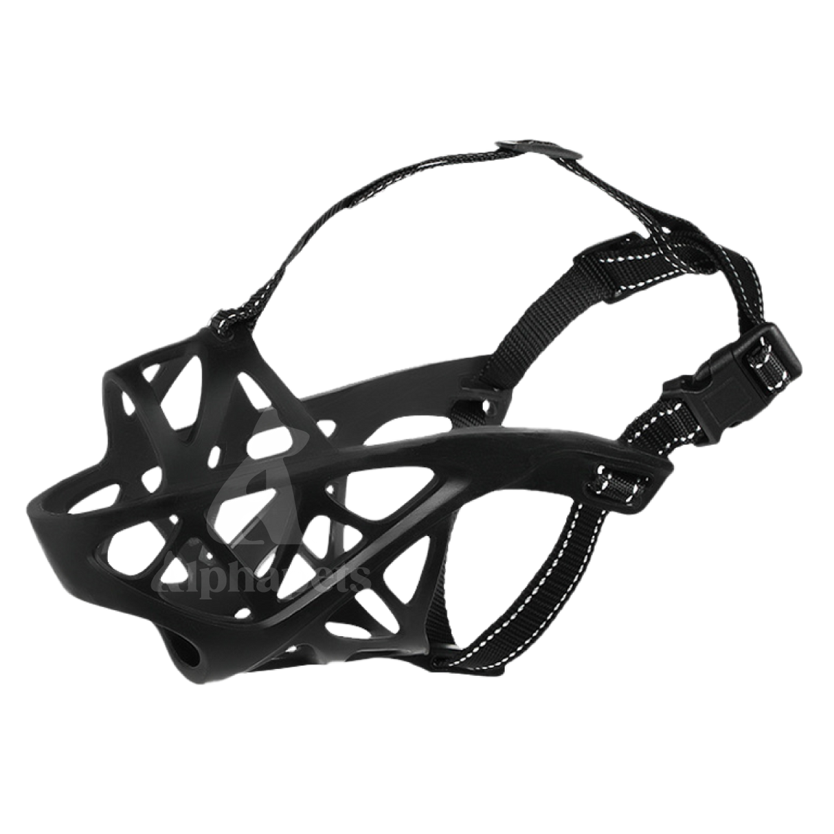 狗嘴套 寵物嘴套 有頭帶款 透氣可調節 3M反光織帶 S / M / L / XL