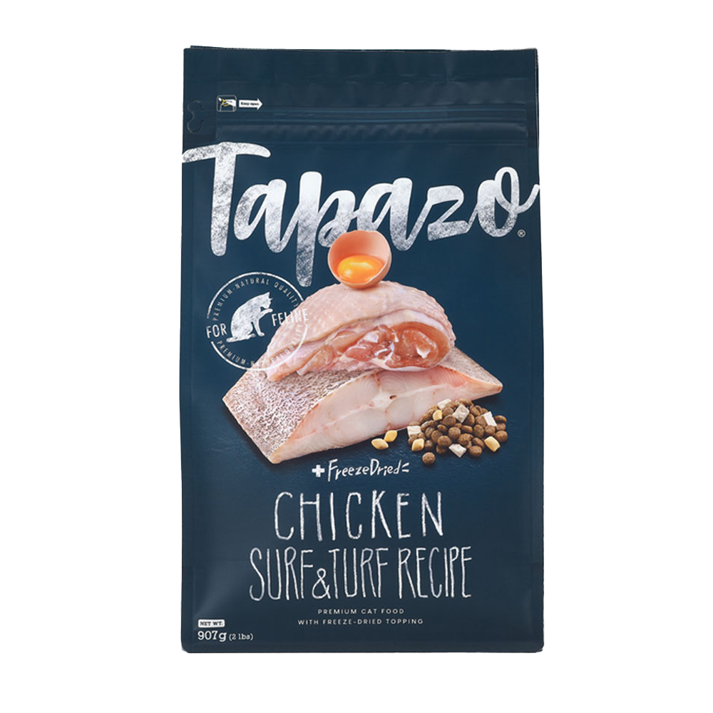 Tapazo 特百滋 凍乾雙饗宴 成幼貓 熟齡貓 低敏配方 乾糧 貓飼料 2磅 / 5磅