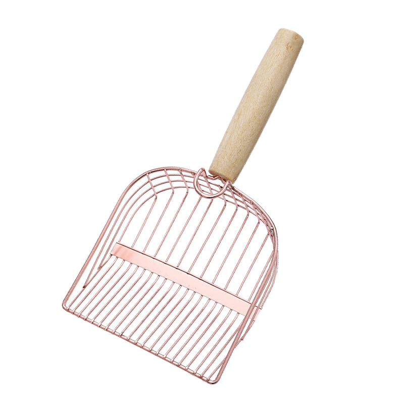 金屬電鍍貓砂鏟 大小間距設計 貓砂鏟