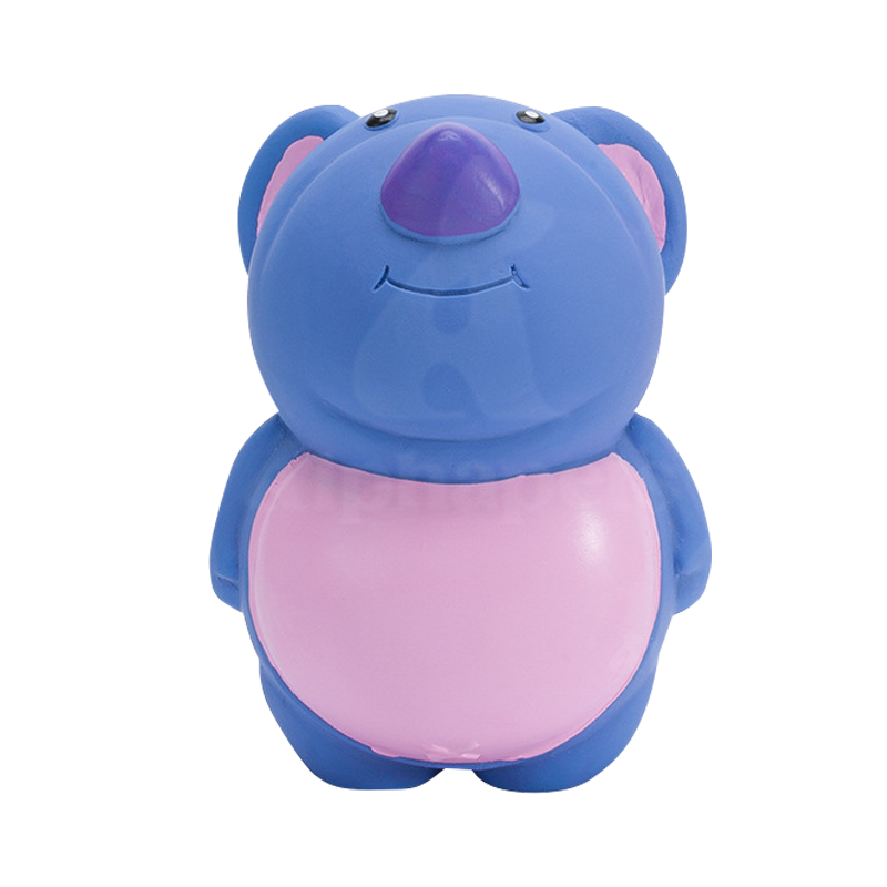 Q-MONSTER 圓滾滾家族發聲玩具 橡膠啃咬玩具