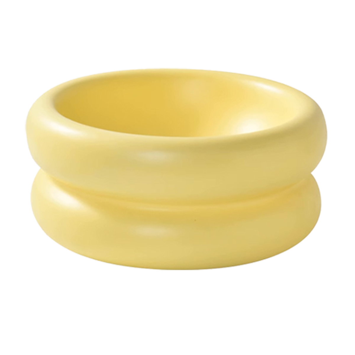 HiDREAM 甜甜圈陶瓷寵物碗 單 / 雙層 3色