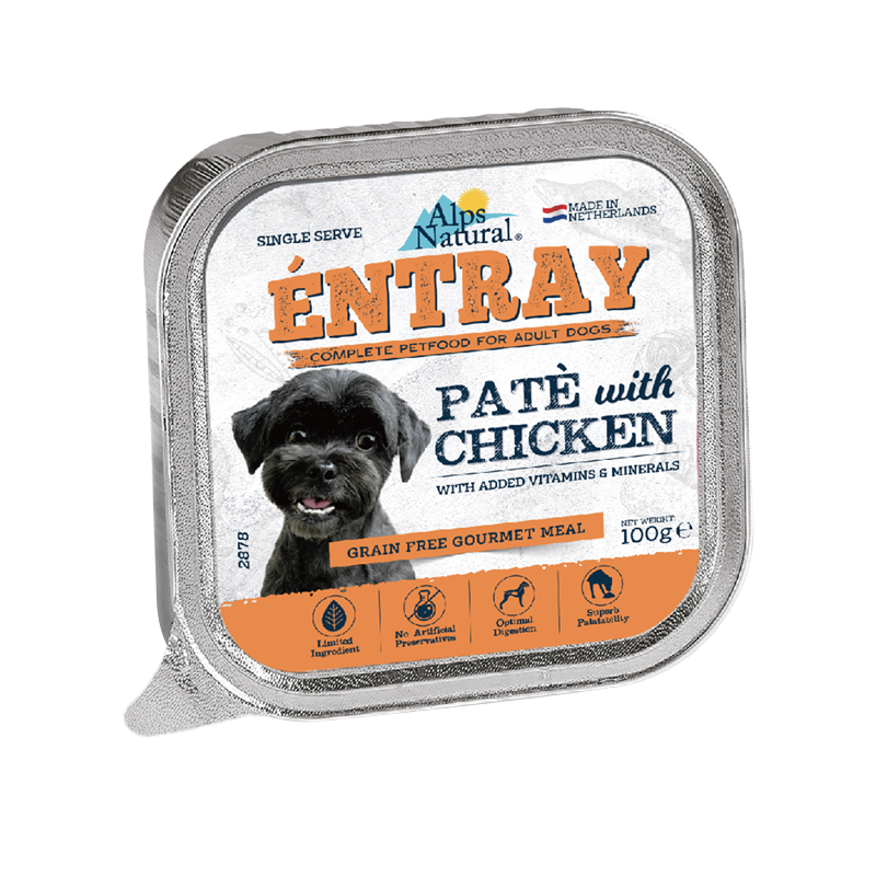 Alps Natural 阿爾卑斯 無穀主食犬餐盒 100g 荷蘭製造 原裝進口