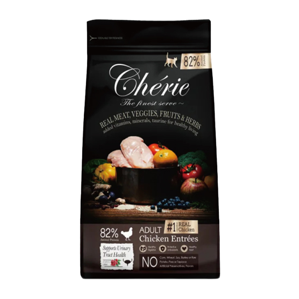 Cherie 法麗 真肉配方全營養貓糧 火雞 / 雞肉 肌肉關節 / 泌尿道系統照護 400g / 2kg