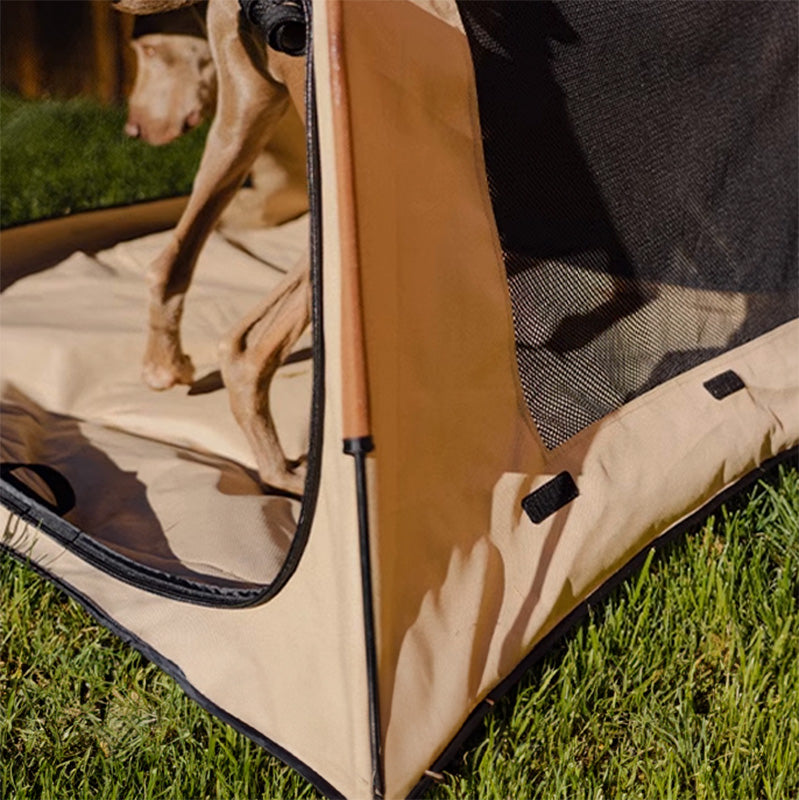 BlackDoggy 寵物戶外帳篷 防潑水 自動桿架 寵物窩