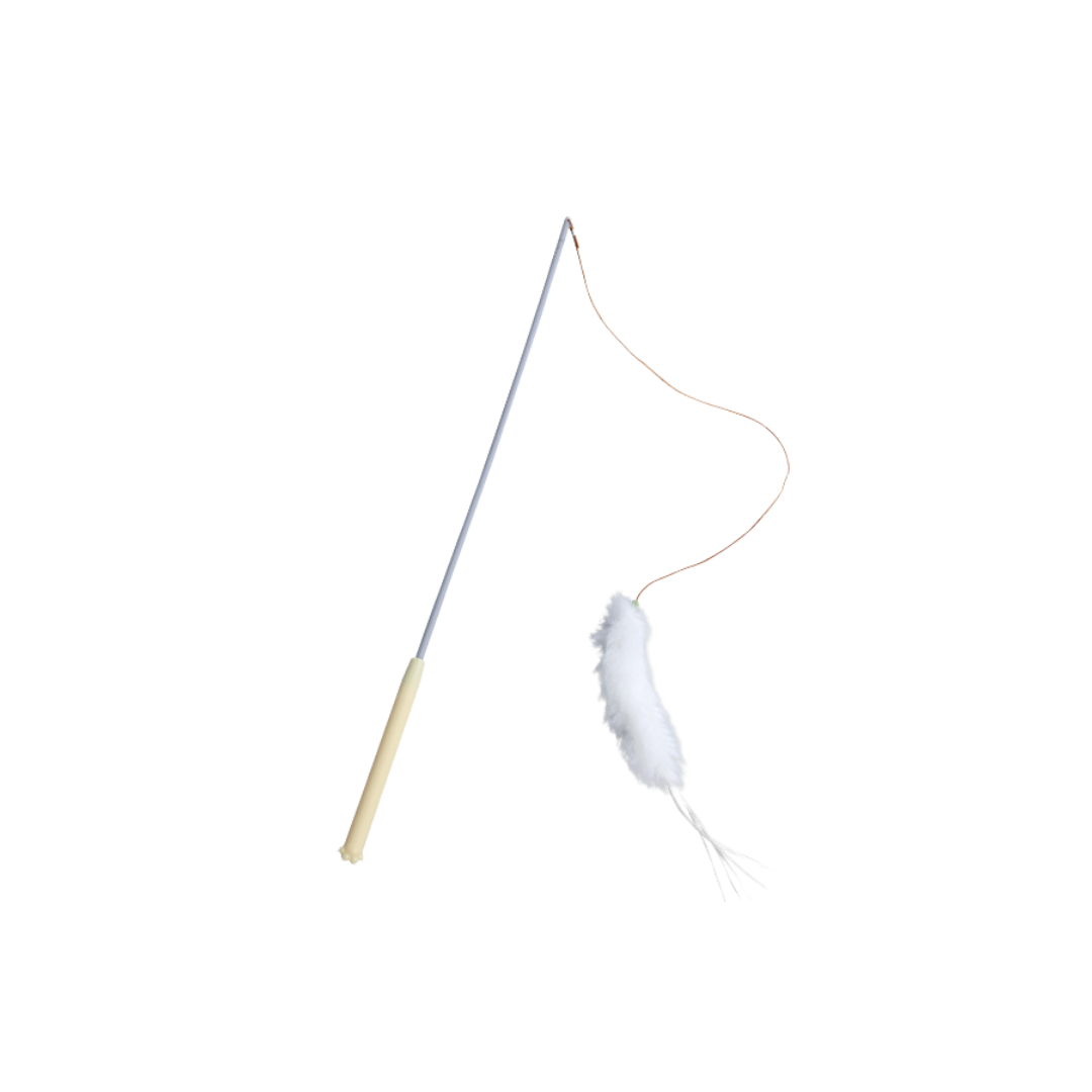 Q-MONSTER 真皮逗貓棒